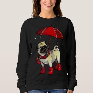 Rainy day Pug Classic T-Shirt 605 Sweatshirt