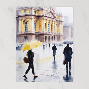 Rainy Day Reflections Postcard