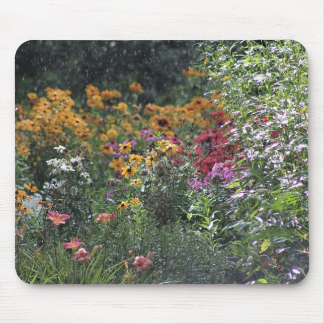 Rainy Day Sunshine Along the Path Mouse Mat (Front)