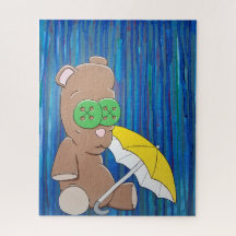 Rainy Day Teddy Puzzle