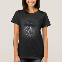 Rainy Day Thunder Cloud With Name or Custom Text