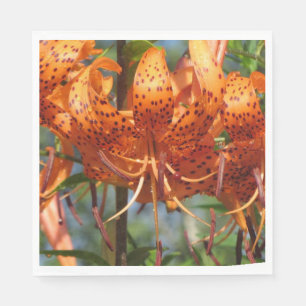 Rainy Day Tiger Lilies Napkin