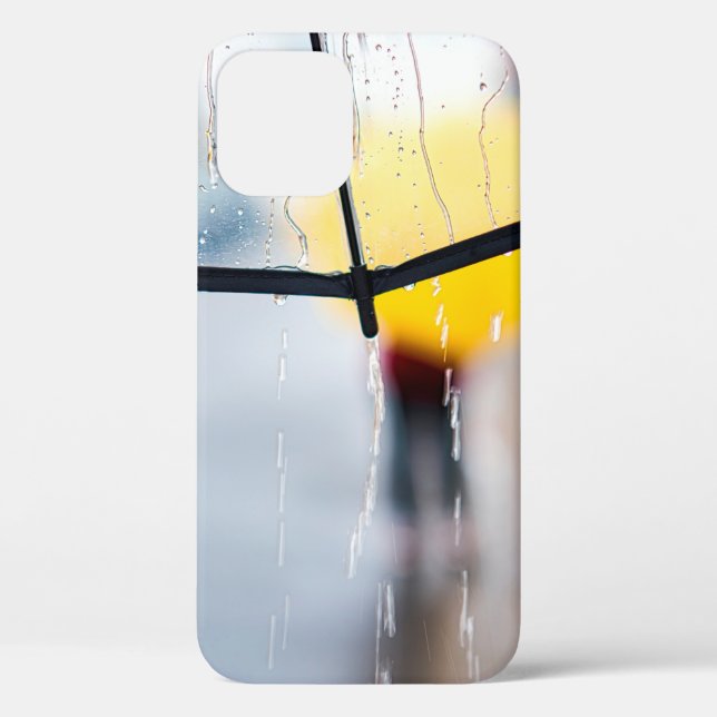 Rainy day umbrella walk rain Case-Mate iPhone case (Back)