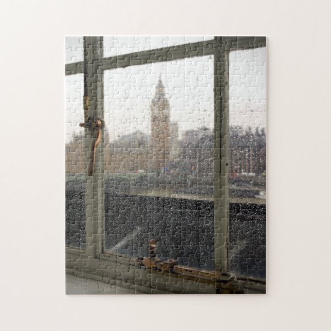 Rainy Day View on Big Ben - London Puzzle (Vertical)