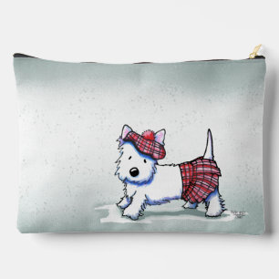 Rainy Day Westie KiniArt Accessory Pouch