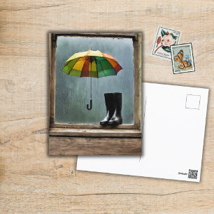 Rainy Days and Sundays Postcard