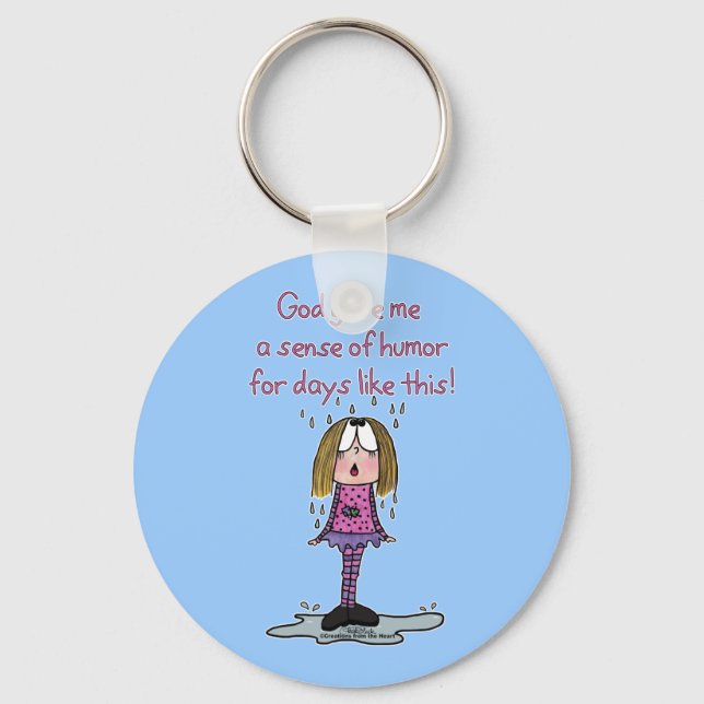 Rainy Days Key Ring (Front)