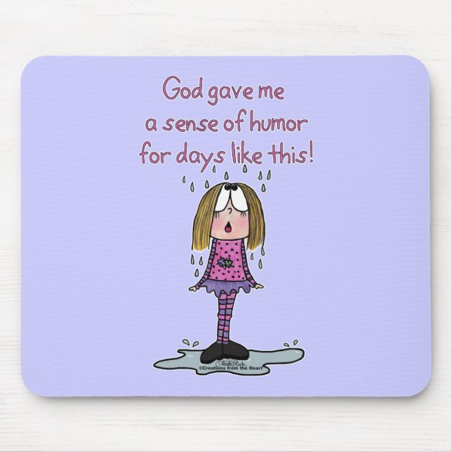 Rainy Days Mouse Mat (Front)