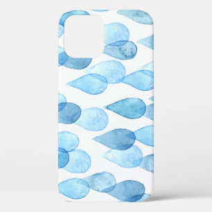 Rainy Days: Watercolor Pattern Vintage iPhone 12 Case