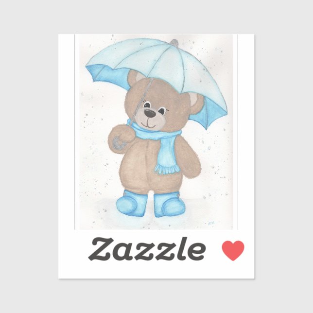 Rainy Daze Teddy Bear (Sheet)