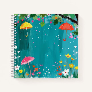 rainy forest notebook