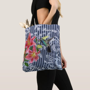 RAINY HUMMINGBIRD* TOTE BAG