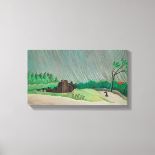 Rainy Morning Henri Rousseau, Vintage Fine Art Canvas Print