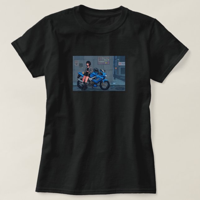 Rainy Night Drift T-Shirt (Design Front)