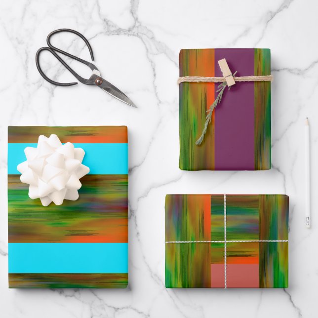 "Rainy Night in Georgia" Wrapping Paper (Set of 3) (Front)