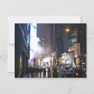 Rainy NYC Postcard