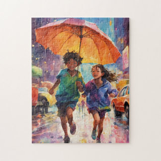 Rainy Rendezvous: Puzzle Adventure
