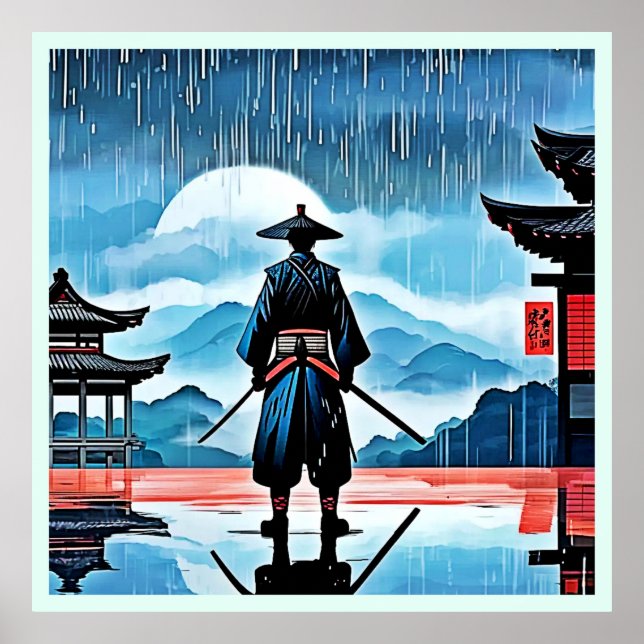 Rainy Samurai: Silent Vigil Poster (Front)