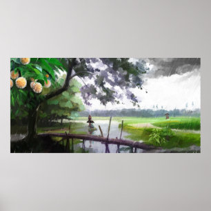 Rainy Season in Bangladesh Poster