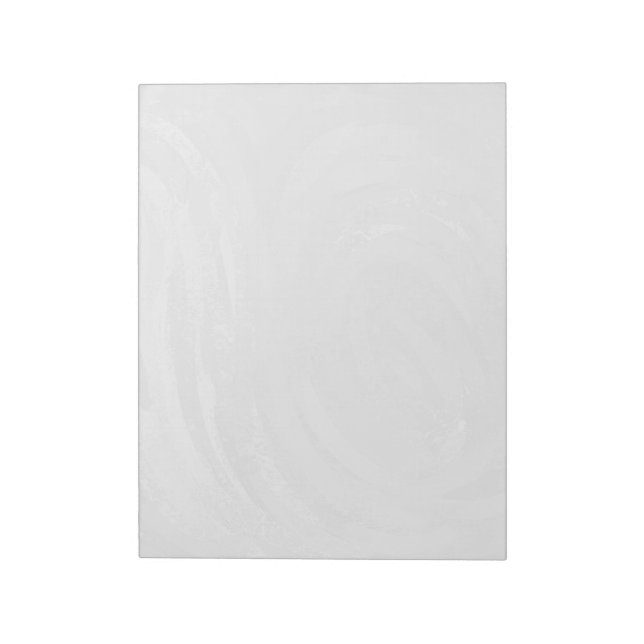 Rainy Sky Grey Swirl Notepad (Rotated)
