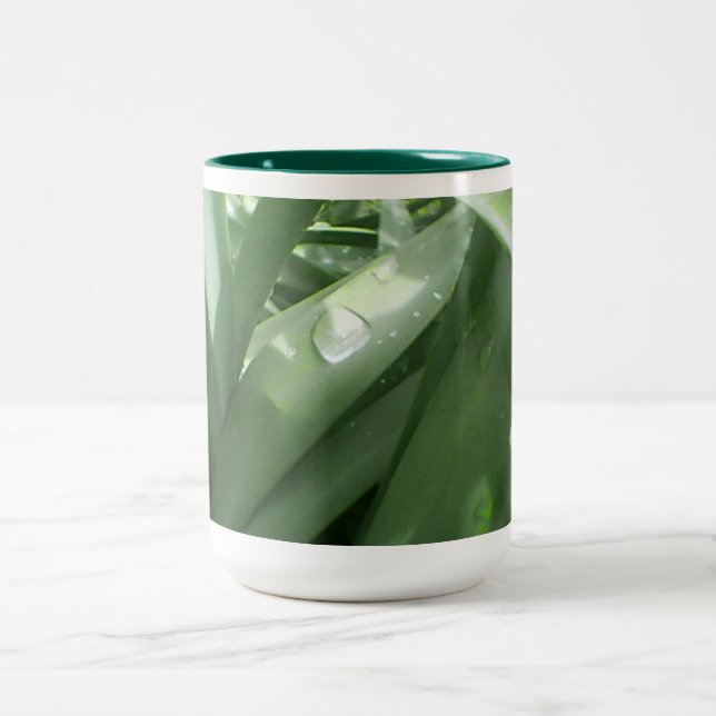 Rainy Spring Two-Tone Coffee Mug (Center)