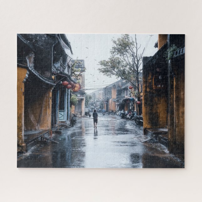 Rainy Streets of Vietnam Jigsaw Puzzle (Horizontal)
