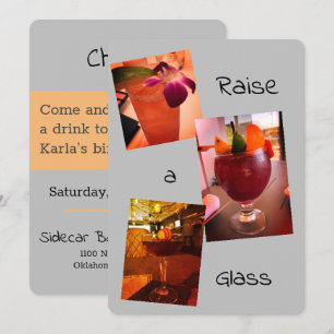 Raise a Glass Cheers Party Invitation