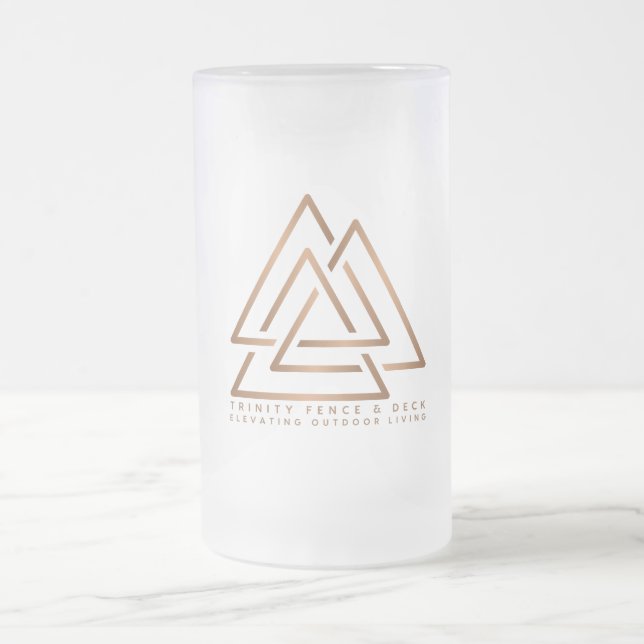 Raise a Glass to Quality Craftsmanship! Frosted Gl Beer Mug (Center)