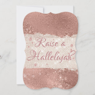 Raise a Hallelujah Christ is Born Christmas Holiday Card