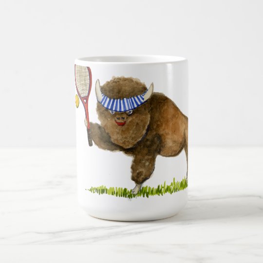 Raise a Racket Buffalo mug