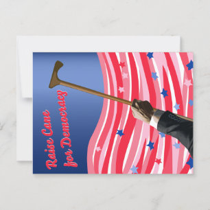 Raise Cane Democracy Postcard