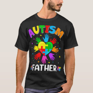 Raise Hand Autism Awareness Father Family Matching T-Shirt