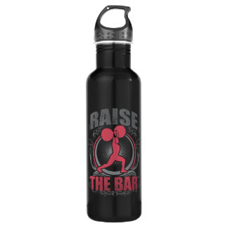 Raise The Bar - Women's Weightlifting Motivational 710 Ml Water Bottle
