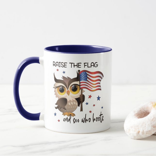 Raise the flag mug (With Donut)