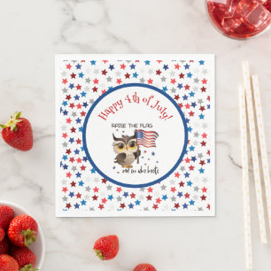 Raise the flag napkin