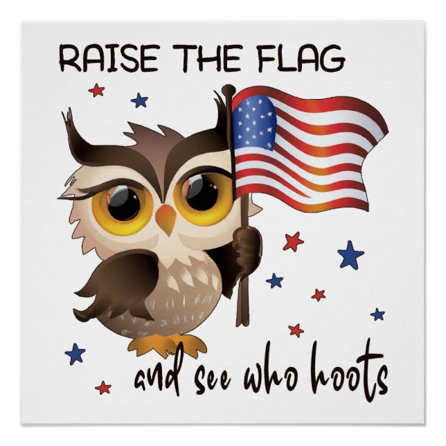 Raise the flag poster (Front)