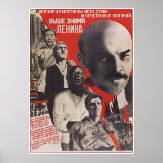 Raise the Lenin Flag Poster