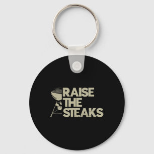 Raise The Steaks Bbq Key Ring