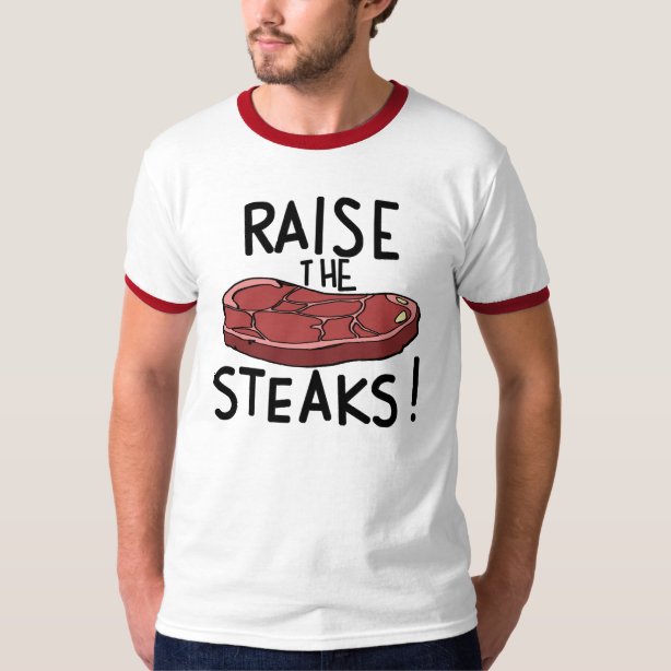 Steak TShirts & Shirt Designs Zazzle UK