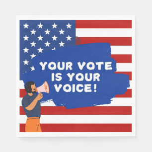 Raise ur voice napkin