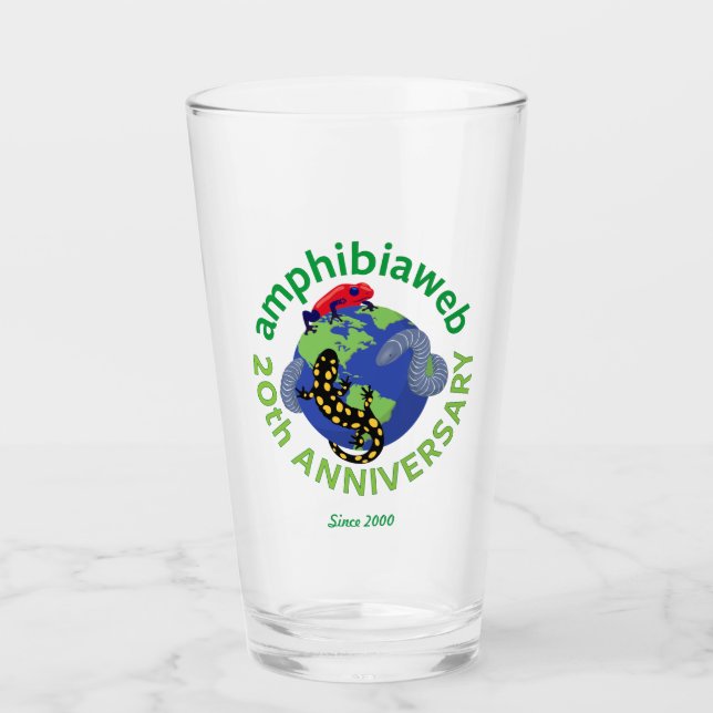 Raise your glass to AmphibiaWeb! (Front)
