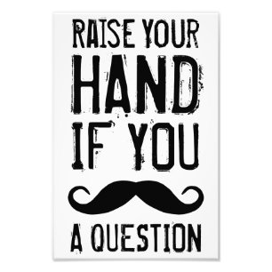 Raise Your Hand Photo Print