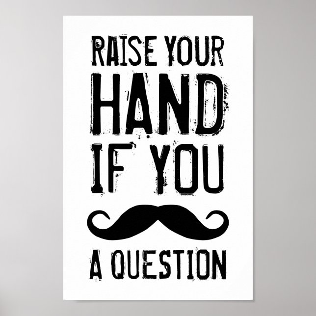 Raise Your Hand Poster (Front)