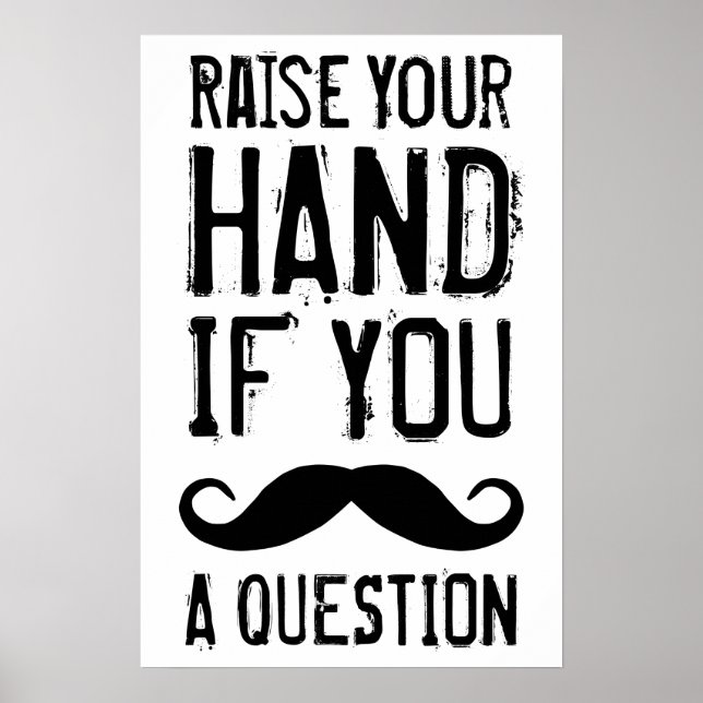 Raise Your Hand Poster (Front)