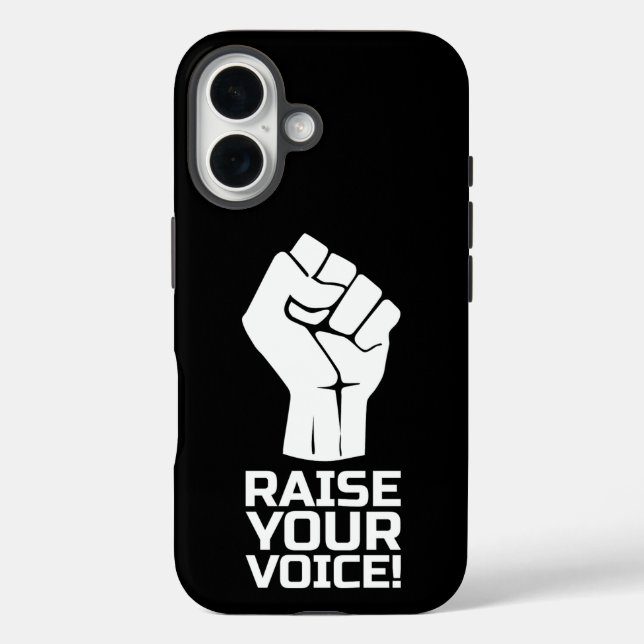 Raise Your Voice 1 w Case-Mate iPhone Case (Back)