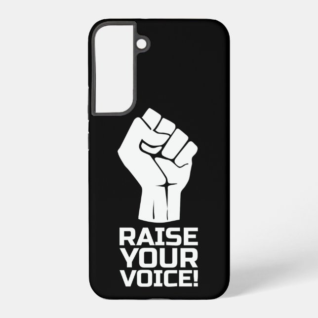 Raise Your Voice 1 W Samsung Galaxy S22+ Case (Back)