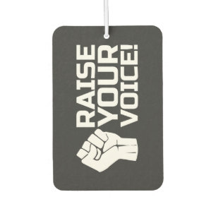 Raise Your Voice 2 W Car Air Freshener
