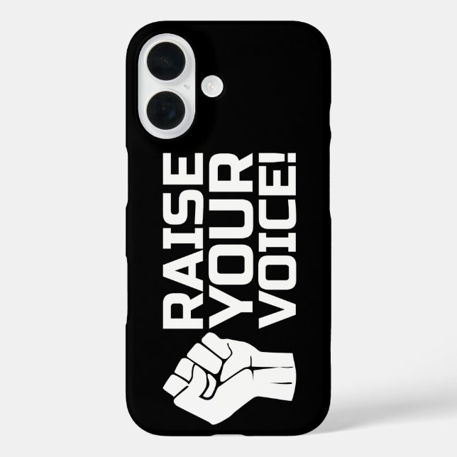 Raise Your Voice 2 W Case-Mate iPhone Case (Back)