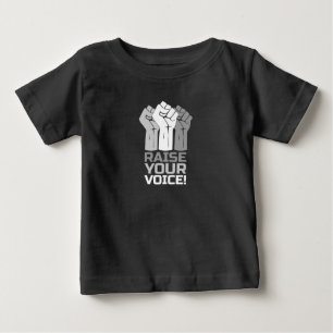 Raise Your Voice 3 W Baby T-Shirt