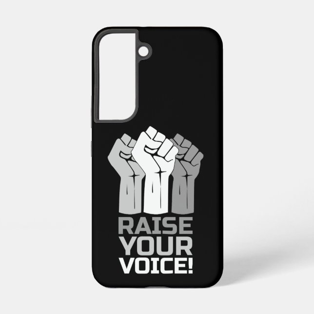 Raise Your Voice 3 W Samsung Galaxy S22 Case (Back)